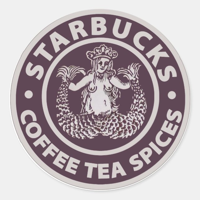 Sticker Rond Aller à 1971 sur un Starbies Run (Devant)