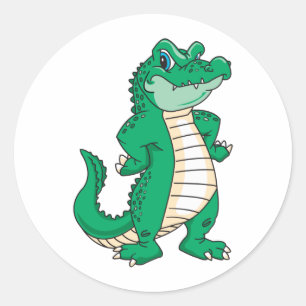 Sticker Rond Alligator
