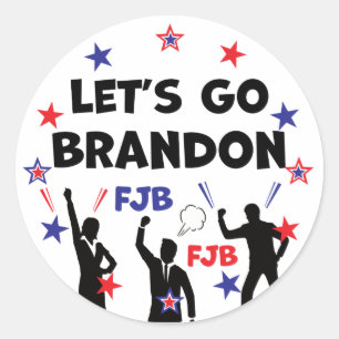 STICKER ROND ALLONS BRANDON.