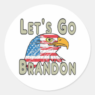 Sticker Rond Allons Brandon