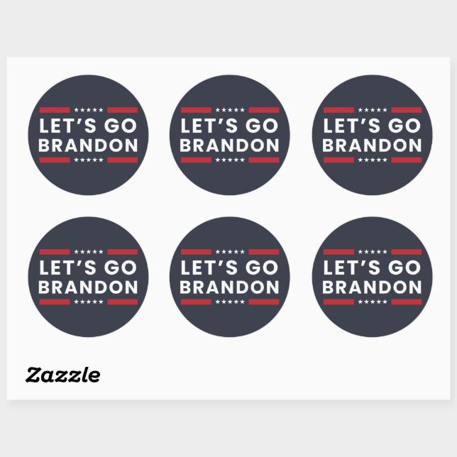 Sticker Rond Allons Brandon (Feuille)
