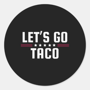 Sticker Rond Allons Taco Chemise Allons Taco 32