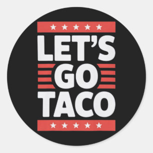 Sticker Rond Allons Taco Chemise Allons Taco 45