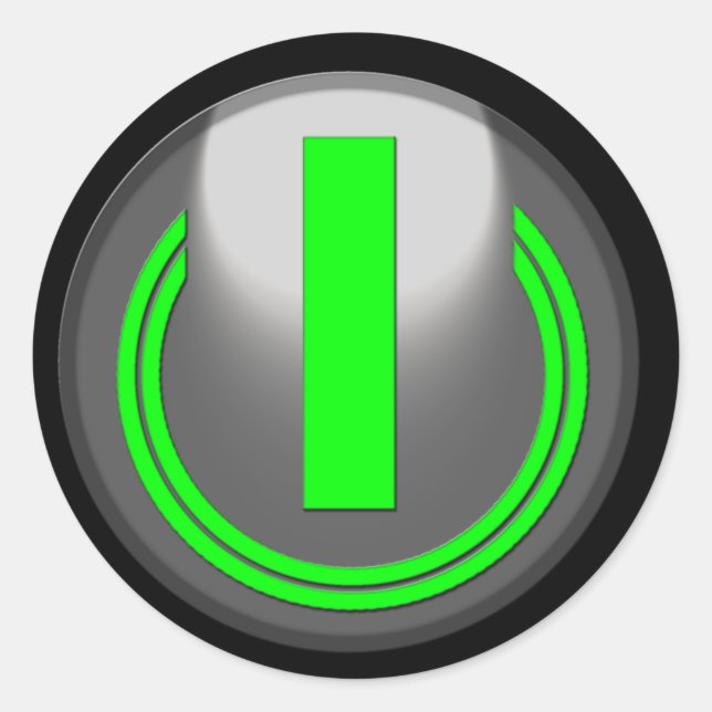 Sticker Rond Allumez-moi (Devant)