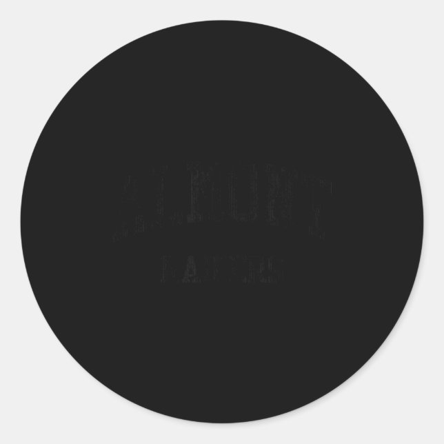 Sticker Rond Almont High School Hs Mi (Devant)