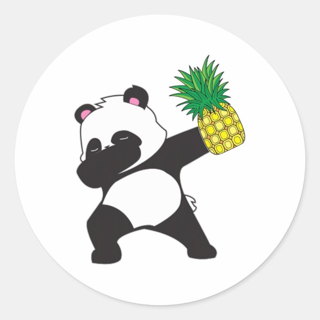 Sticker Rond Aloha Beach Hawaiian (Devant)