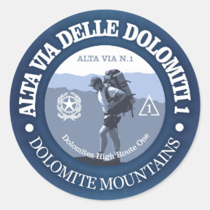 Sticker Rond Alta Via 1