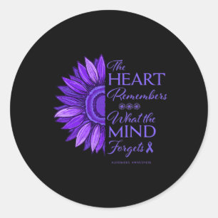 Sticker Rond Alzheimerheimers Et Sensibiliser Les Femmes
