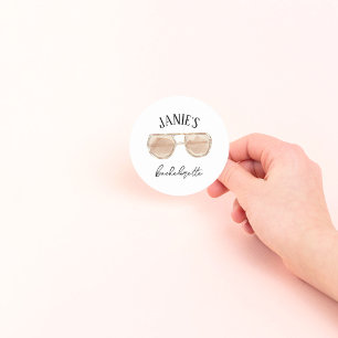 Sticker Rond Amalfi Coast Bachelorte Lunettes de soleil