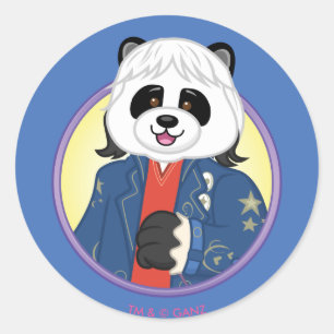 Sticker Rond Amanda Panda