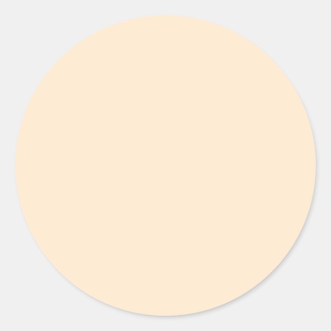 Sticker Rond Amande blanchie (couleur solide) (Devant)