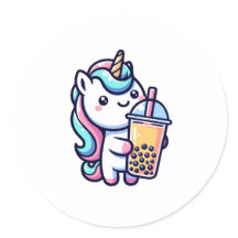 amateur de bubble tea licorne