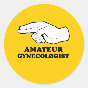 Sticker Rond Amateur Gyno