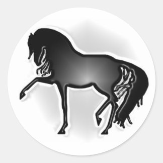 Sticker Rond Amateurs de chevaux