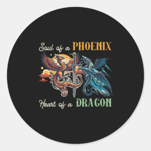 Sticker Rond Âme De Pcute Ss Cute Ssnix Imaginaire De Dragon Co