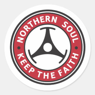 Sticker Rond Âme du nord : Gardez la foi