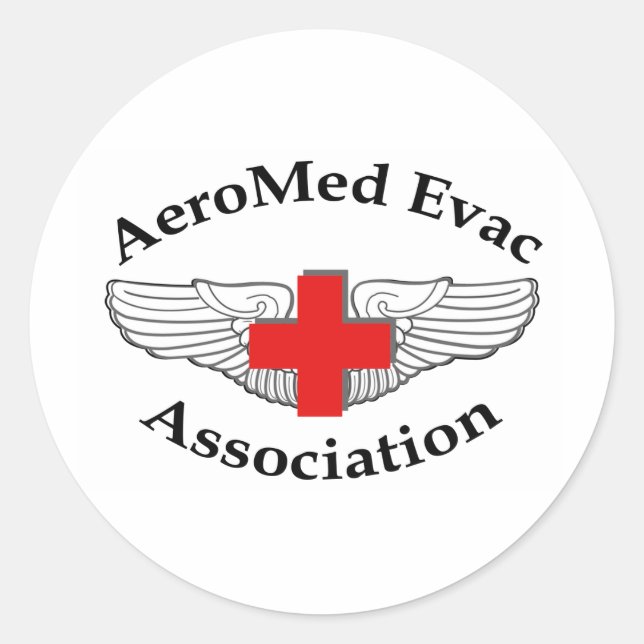 Sticker Rond AMEA Logo de la version ombre (Devant)