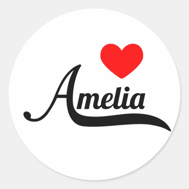 Sticker Rond Amelia (Devant)
