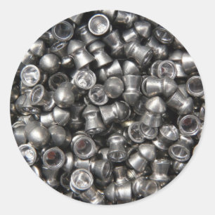 Sticker Rond Ammo de pistolet à puces - Conseils d'aiguillage p