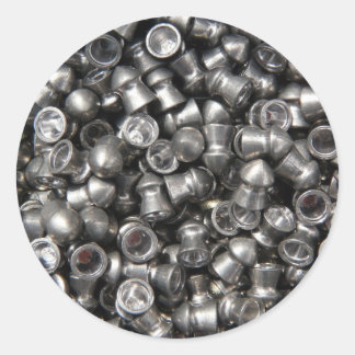 Sticker Rond Ammo de pistolet à puces - Conseils d'aiguillage p