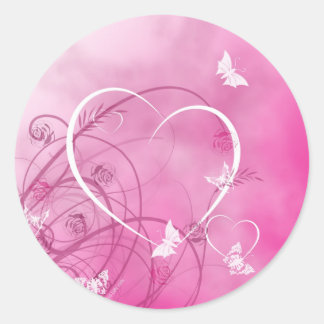 Sticker Rond Amour