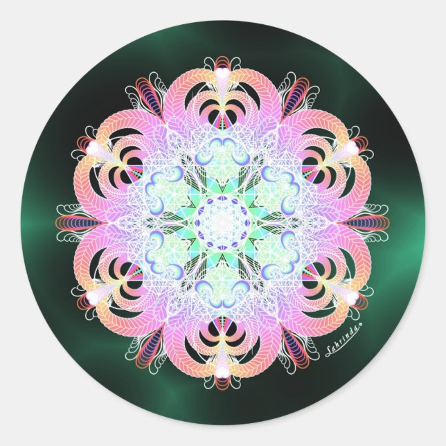 Sticker Rond Amour (Devant)