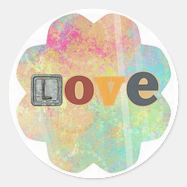 Sticker Rond Amour (Devant)