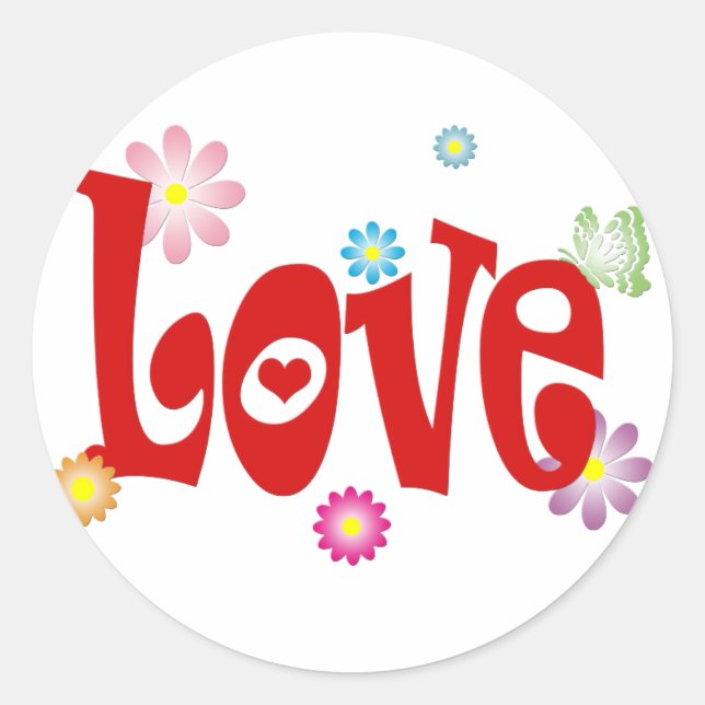 Sticker Rond Amour (Devant)