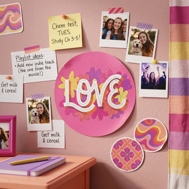 STICKER ROND AMOUR (Créateur téléchargé)