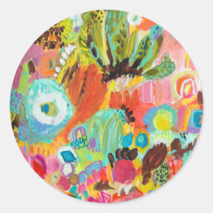 Sticker Rond Amour à voyager I