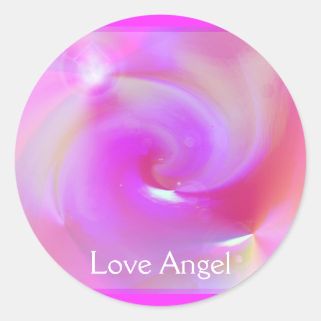Sticker Rond Amour Angel (Devant)