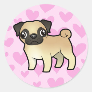 Sticker Rond Amour carlin
