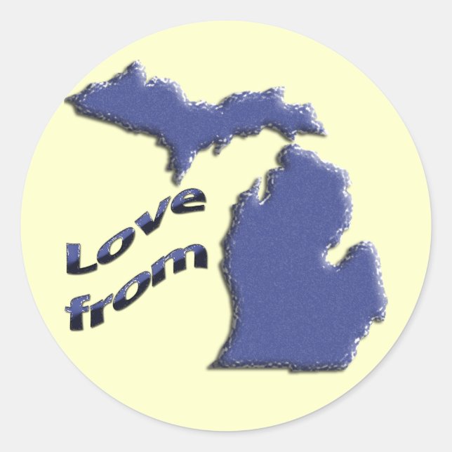 Sticker Rond Amour de MI (Devant)