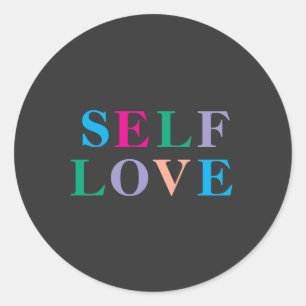 Sticker Rond Amour de soi