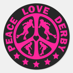 Sticker Rond Amour Derby de paix