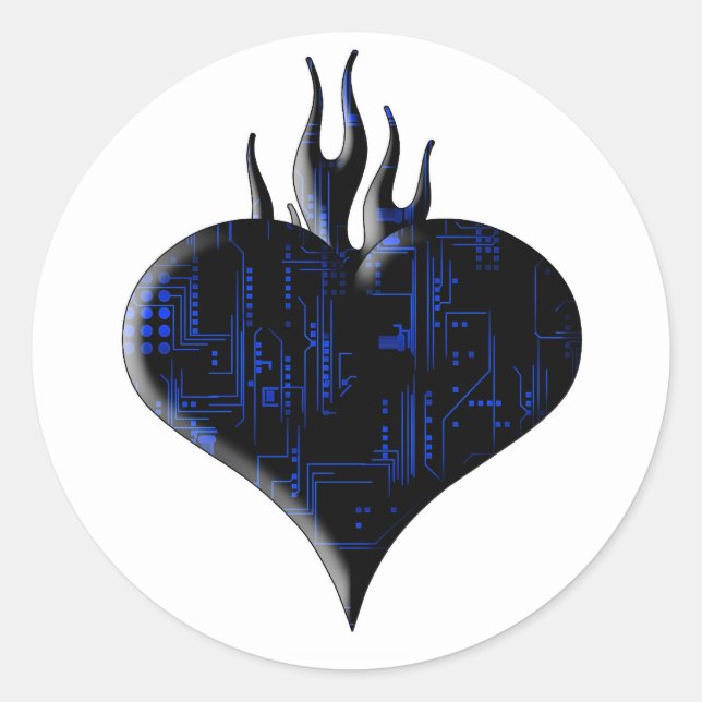 Sticker Rond Amour du circuit (Devant)