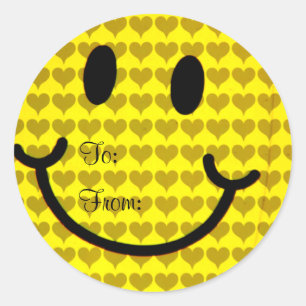 Sticker Rond Amour et bonheur_