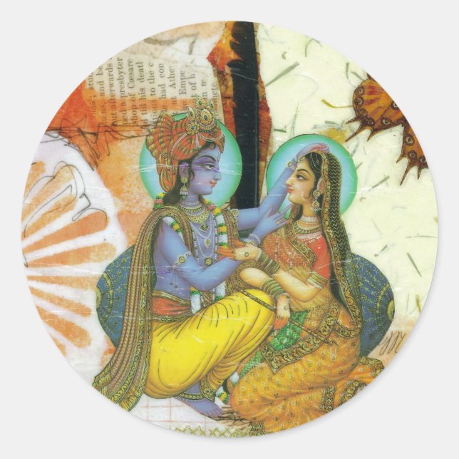 Sticker Rond Amour éternel (Devant)