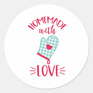 Sticker Rond Amour fait maison