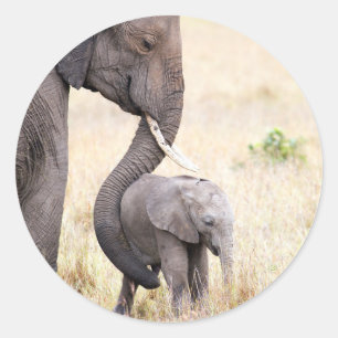 Sticker Rond Amour maternel