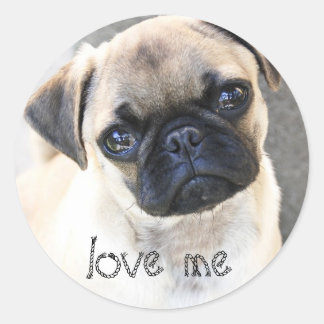 Sticker Rond amour-moi - mignons serres