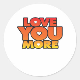 Sticker Rond Amour Plus Style Classique Intemporel