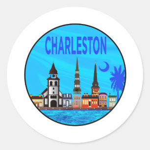 Sticker Rond Amour pour Charleston