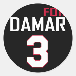 Sticker Rond Amour Pour Damar 3 Couleur
