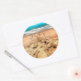 Sticker Rond Amour surf.