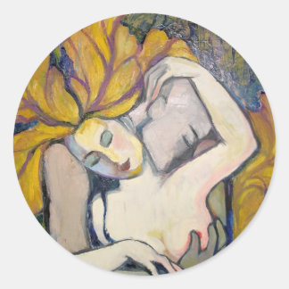 Sticker Rond amoureux
