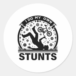 Sticker Rond Amoureux de cyclisme Cycle Drôle pour cycliste Tou