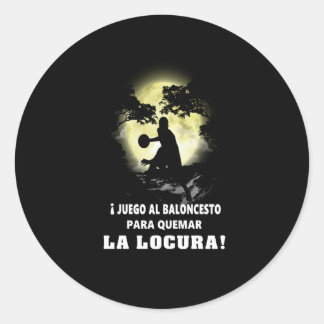 Sticker Rond Amoureux du sport | Joueurs de basket-ball Homme L