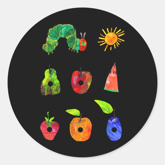 Sticker Rond Amoureux Livre Vintage Pour Enfants (Devant)