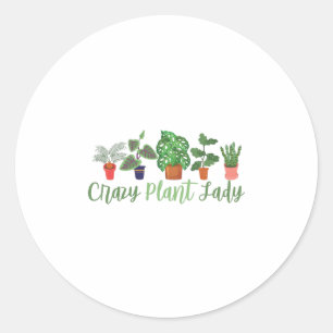 Sticker Rond Amoureux Plantes  Les cadeaux de Plantie Hobby Gar